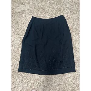 Emma James Liz Claiborne Black Skirt size 6